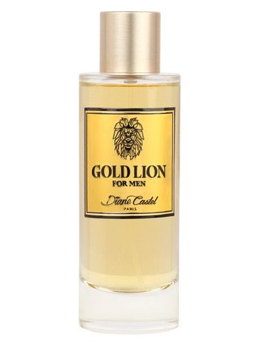 Diane Castel Gold Lion fragrance bottle