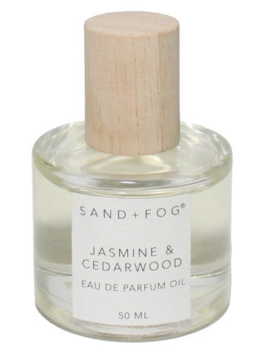 Sand + Fog Jasmine & Cedarwood fragrance bottle