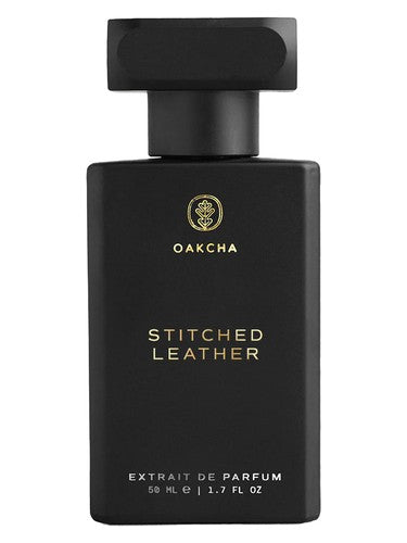 Oakcha Stitched Leather fragrance bottle