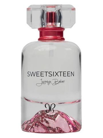 Jazmyn Bieber Sweet Sixteen fragrance bottle