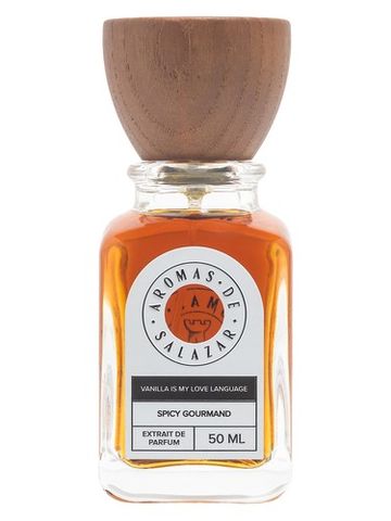 Aromas de Salazar Vanilla is My Love Language fragrance bottle