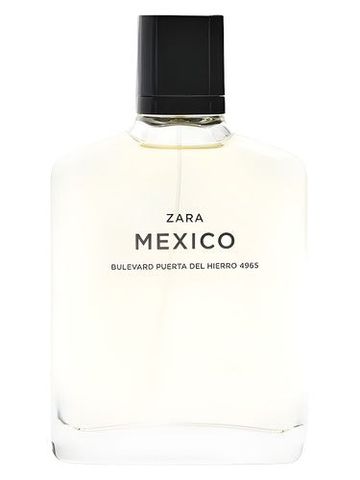 Zara Mexico Bulevard Puerta Del Hierro 4965 fragrance bottle