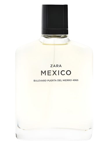 Zara Mexico Bulevard Puerta Del Hierro 4965 fragrance bottle