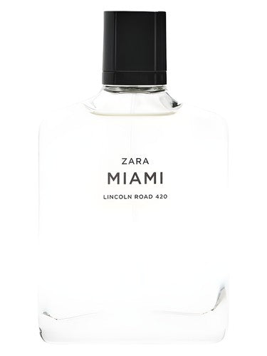 Zara Miami Lincoln Road 420 fragrance bottle