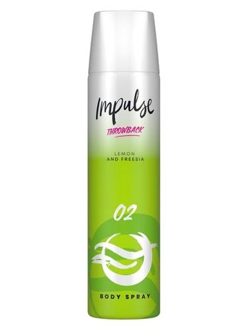 Impulse Throwback O2 fragrance bottle