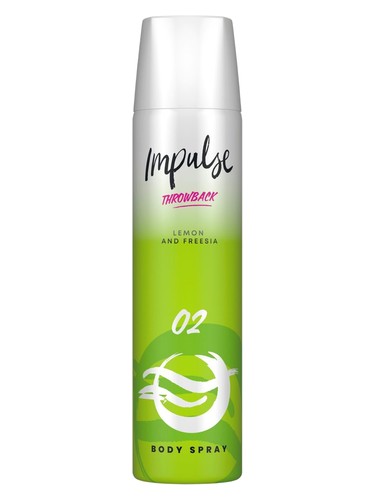 Impulse Throwback O2 fragrance bottle