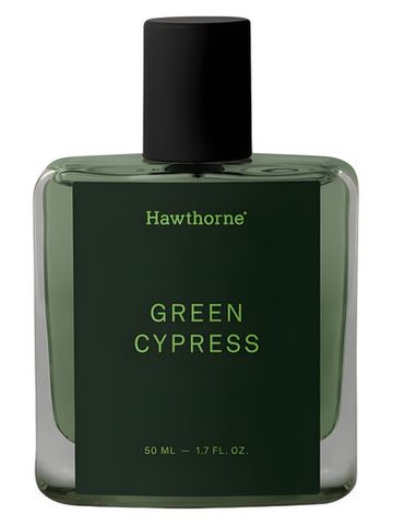 Hawthorne Green Cypress fragrance bottle
