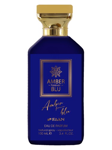 FAAN Amber Forever Blu fragrance bottle
