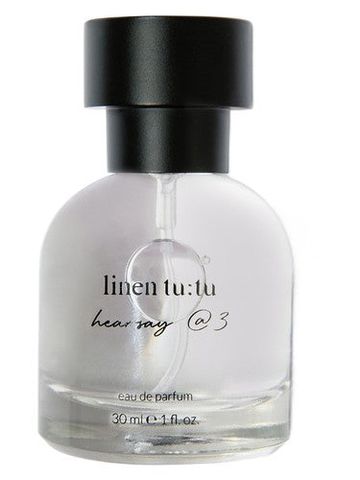 Linen Tutu hearsay @3 fragrance bottle