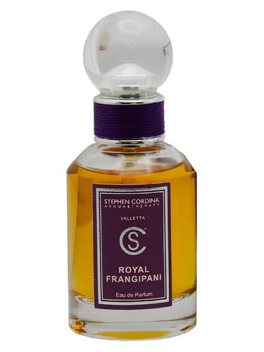 Stephen Cordina Aroma & Therapy Royal Frangipani fragrance bottle