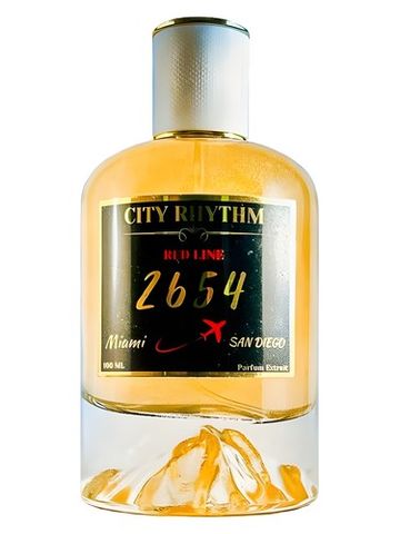 City Rhythm Red Line 2654 fragrance bottle