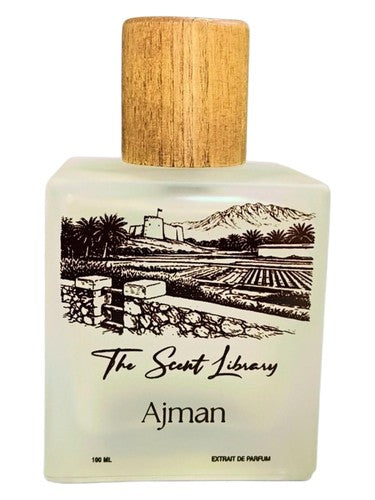 The Scent Library Ajman fragrance bottle