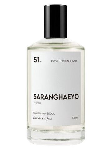 SARANGHAEYO 51. Drive To Sunburst fragrance bottle