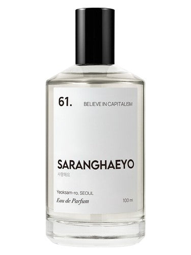 SARANGHAEYO 61. Believe In Capitalism fragrance bottle