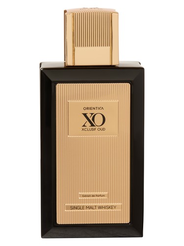 Orientica Premium Oud Single Malt Whiskey fragrance bottle