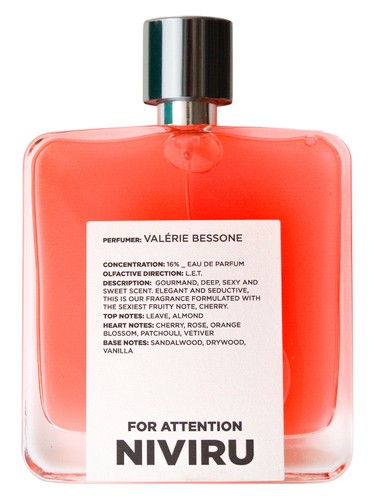NIVIRU For Attention fragrance bottle
