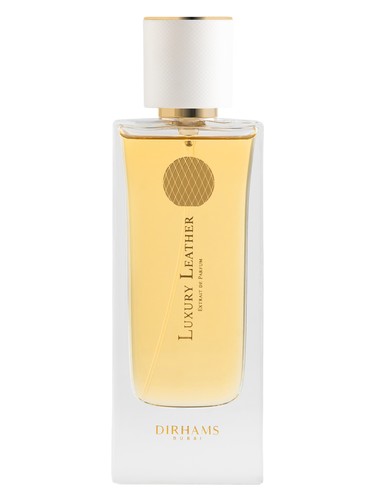 Dirhams Dubai Luxury Leather fragrance bottle
