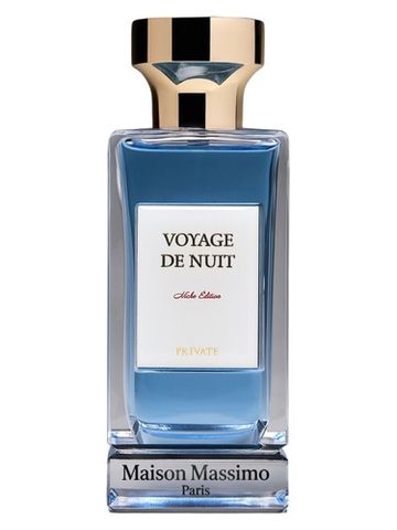 Maison Massimo Voyage de Nuit fragrance bottle