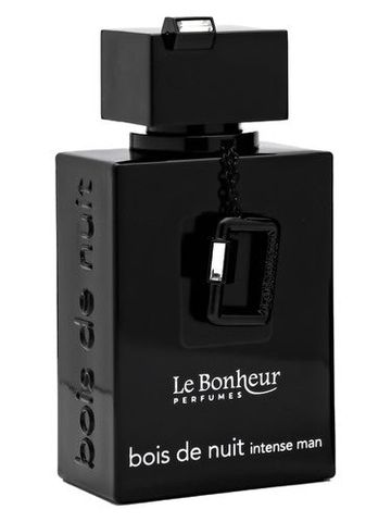 Le Bonheur Perfumes Bois de Nuit Intense Man fragrance bottle