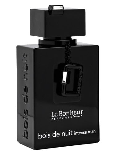 Le Bonheur Perfumes Bois de Nuit Intense Man fragrance bottle