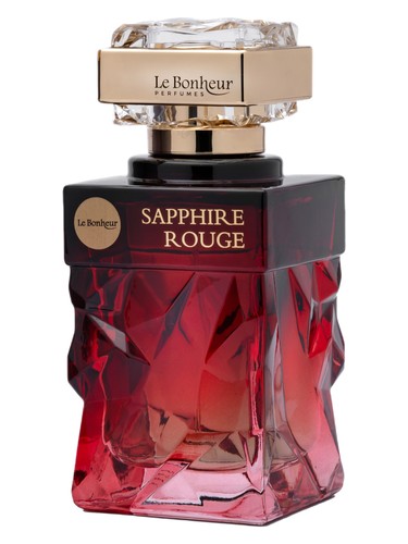 Le Bonheur Perfumes Sapphire Rouge fragrance bottle