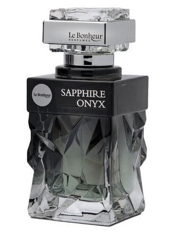 Le Bonheur Perfumes Sapphire Onyx fragrance bottle