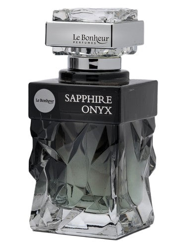 Le Bonheur Perfumes Sapphire Onyx fragrance bottle