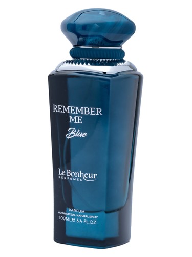 Le Bonheur Perfumes Remember Me Blue fragrance bottle