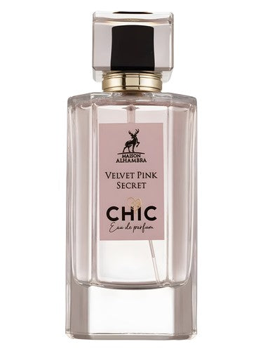 Maison Alhambra Chic Velvet Pink Secret fragrance bottle