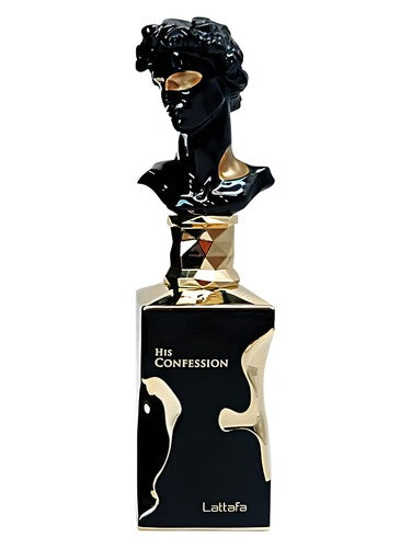 Lattafa Perfumes His Confession fragrance bottle