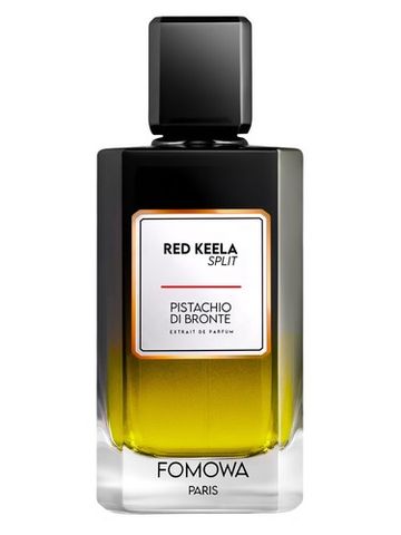 FOMOWA Paris Red Keela Split fragrance bottle