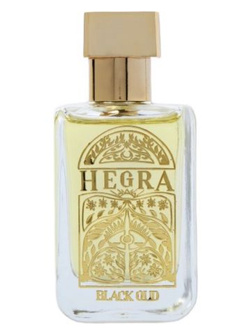Hegra Black Oud fragrance bottle