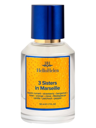 HelloHelen 3 Sisters in Marseille fragrance bottle