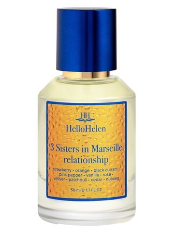 HelloHelen 3 Sisters in Marseille Relationship fragrance bottle