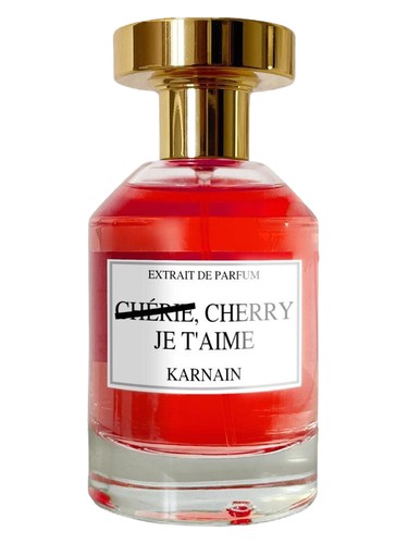 Karnain Paris Cherry, Je T’Aime fragrance bottle