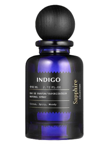 Niche House Indigo fragrance bottle