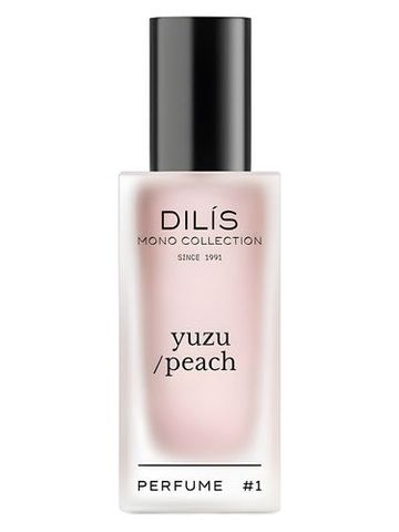 Dilís Parfum #1 yuzu/peach fragrance bottle