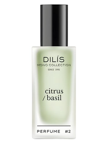 Dilís Parfum #2 citrus/basil fragrance bottle