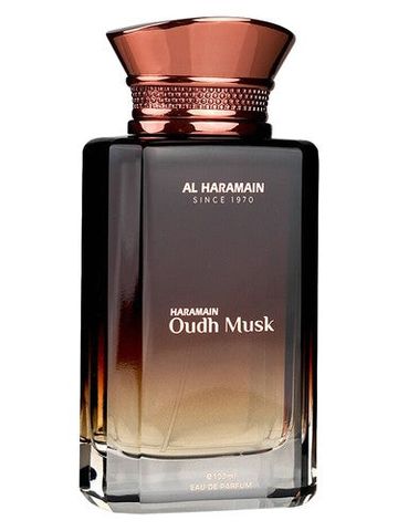 Al Haramain Perfumes Oudh Musk fragrance bottle