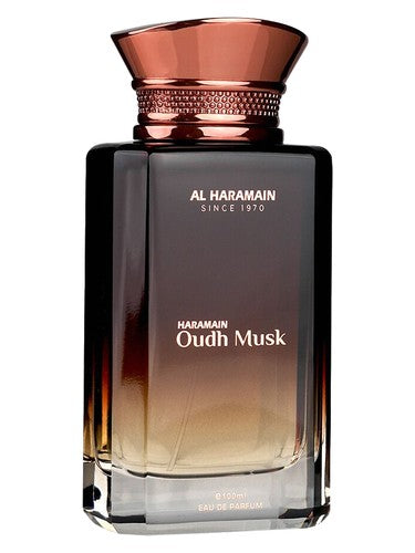 Al Haramain Perfumes Oudh Musk fragrance bottle