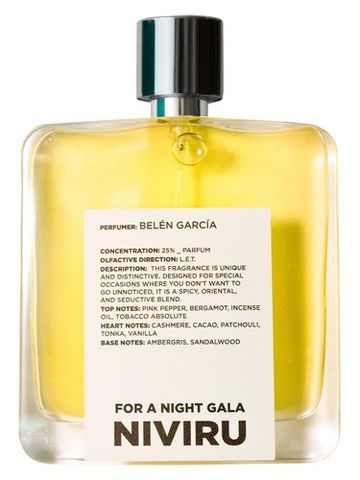NIVIRU For a Night Gala fragrance bottle