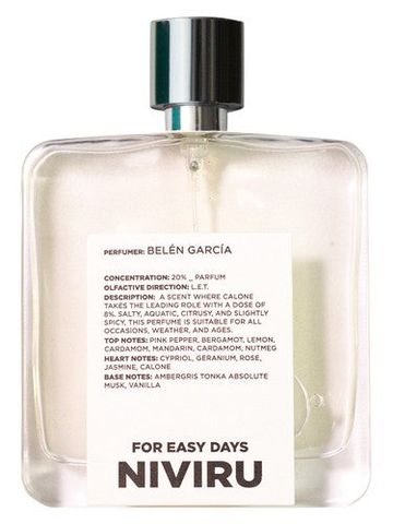 NIVIRU For Easy Days fragrance bottle