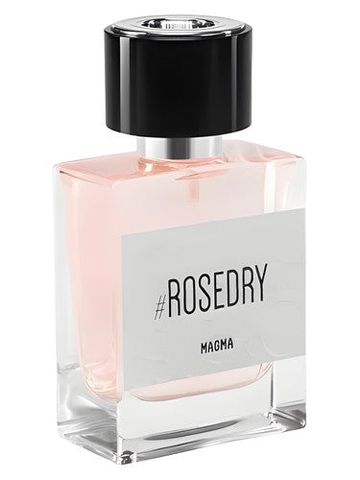 Magma #Rosedry fragrance bottle