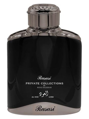 Rasasi Private Collection by Riyaz Kalsekar Al Oud Lure fragrance bottle