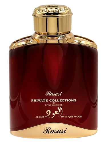 Rasasi Private Collection by Riyaz Kalsekar Al Oud Mystique Wood fragrance bottle