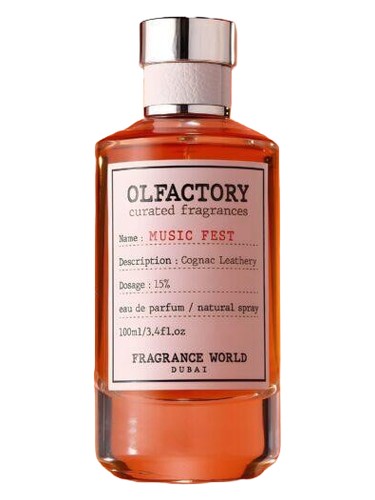 Fragrance World Olfactory Music Fest fragrance bottle