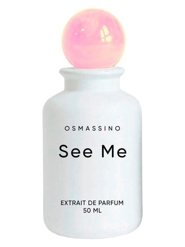 Osmassino See me fragrance bottle