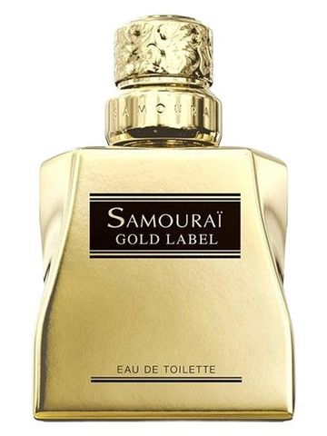 Samouraï Gold Label fragrance bottle
