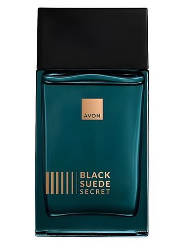 Avon Black Suede Secret fragrance bottle