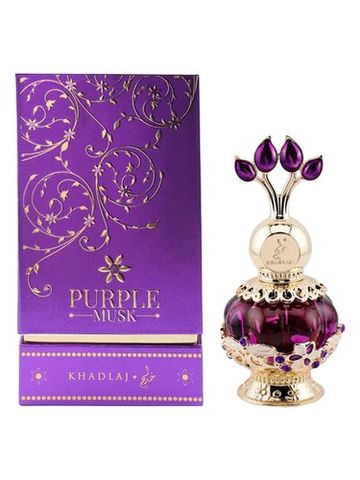 Khadlaj Perfumes Purple Musk fragrance bottle